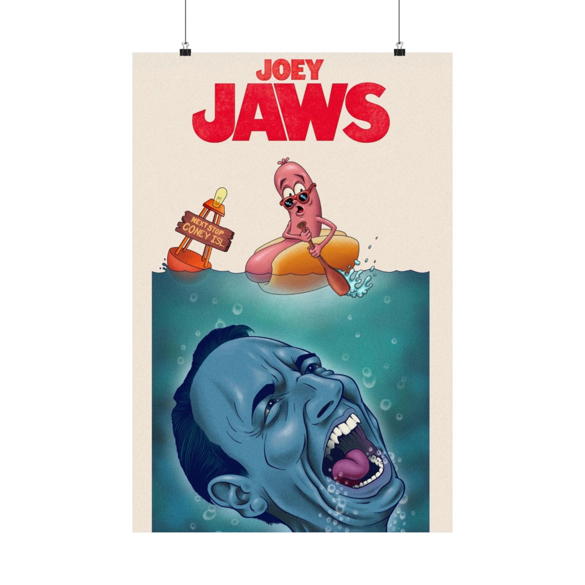 Joey Jaws Matte Vertical Poster 20” x 30”