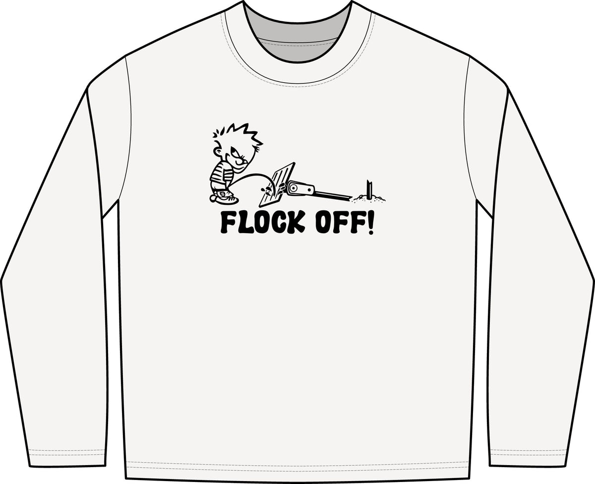 "Flock Off!" Oversized Long Sleeve