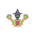 Wizard Power Die-Cut Outdoor Sticker — Neon Magic Hat Graphic