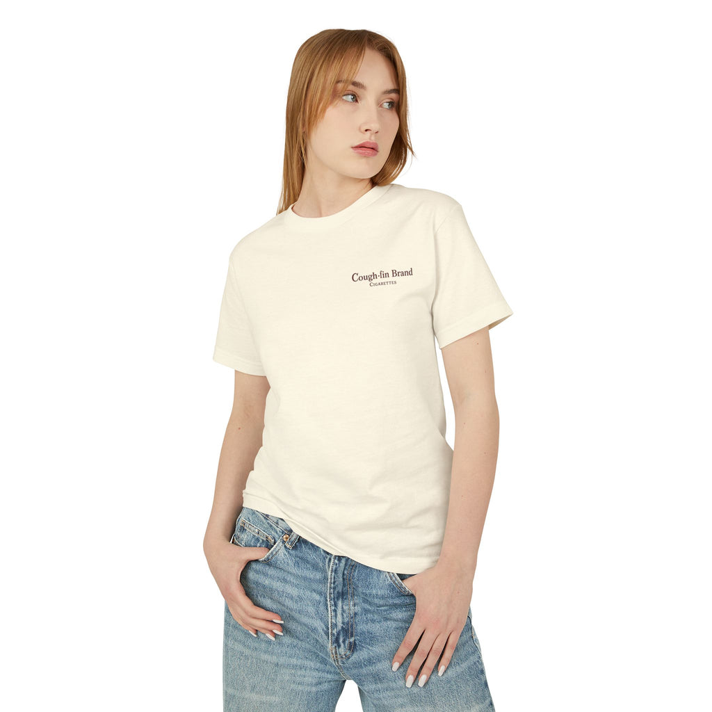 Cough-fin Brand Vintage Cigarettes Tee