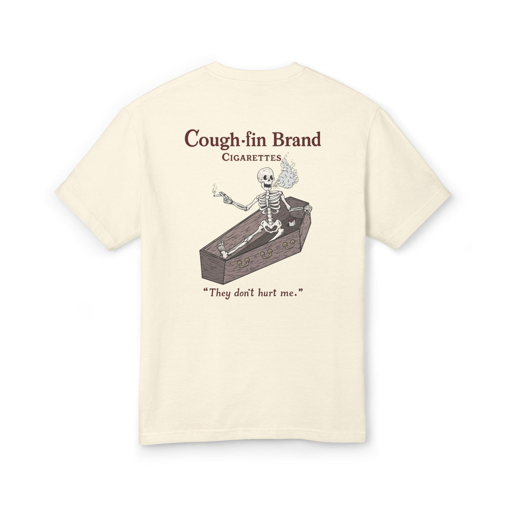 Cough-fin Brand Vintage Cigarettes Tee